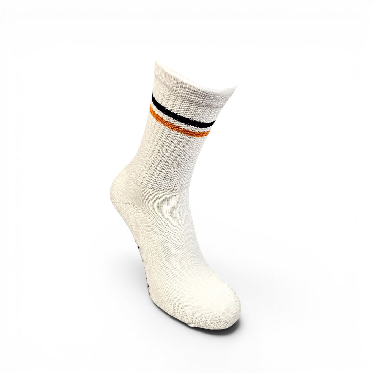 Sportsokken wit Two Rings Navy Blue / Orange Edition