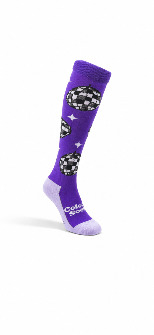 Hockeysokken Glitter Discobal