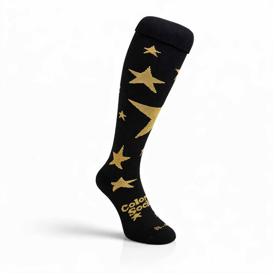 Hockeysokken Golden Stars Zwart