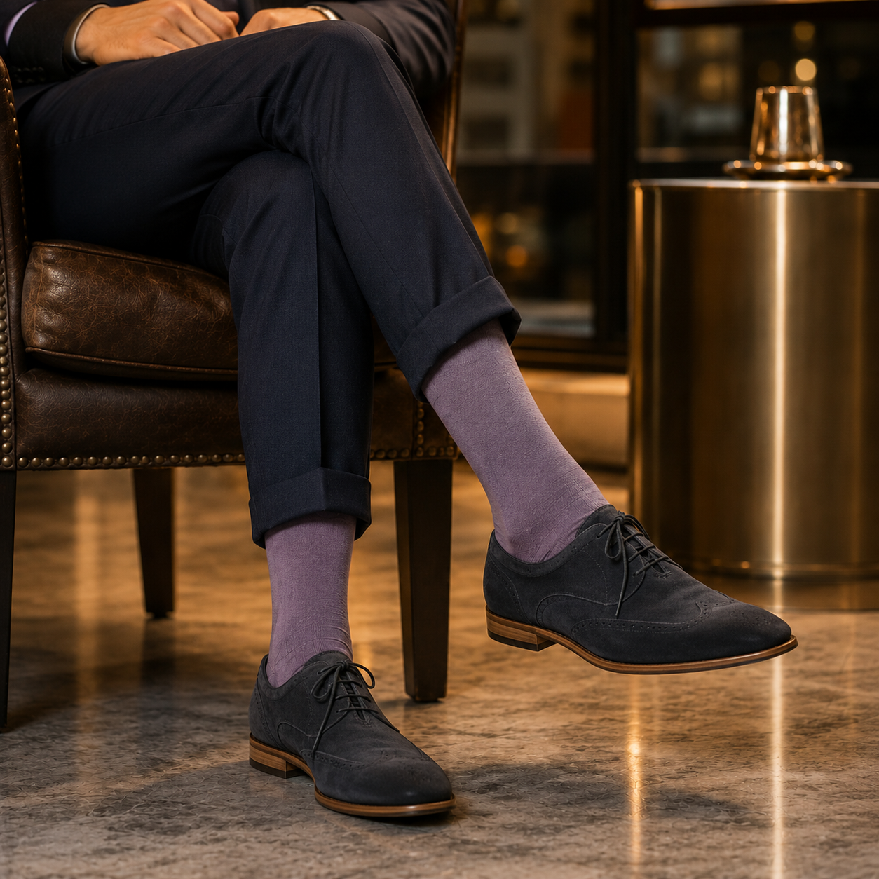 Casual Sokken Deep Taupe