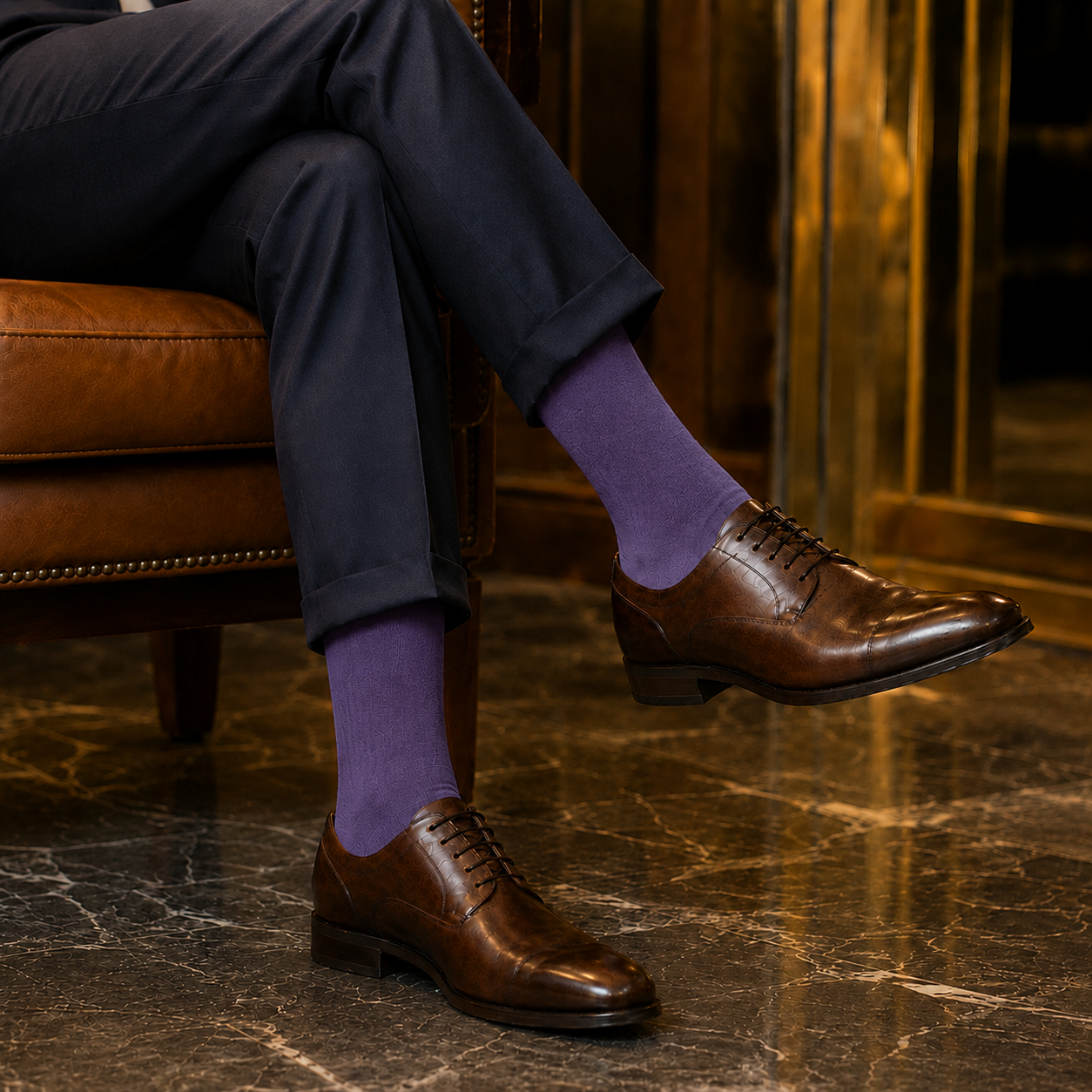 Casual Sokken Intense Purple
