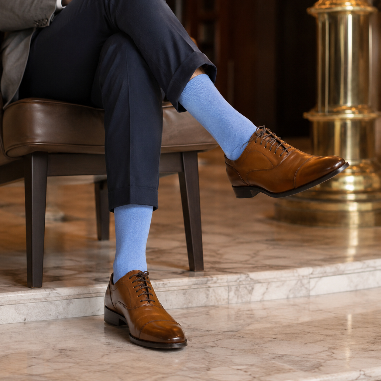 Casual Sokken Provence Blue