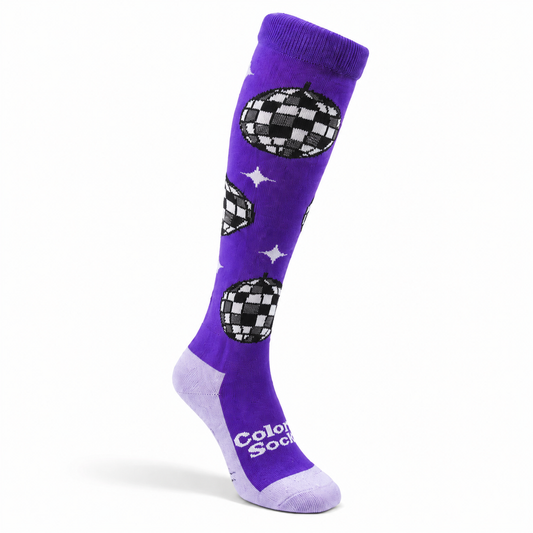 Hockeysokken Glitter Discobal
