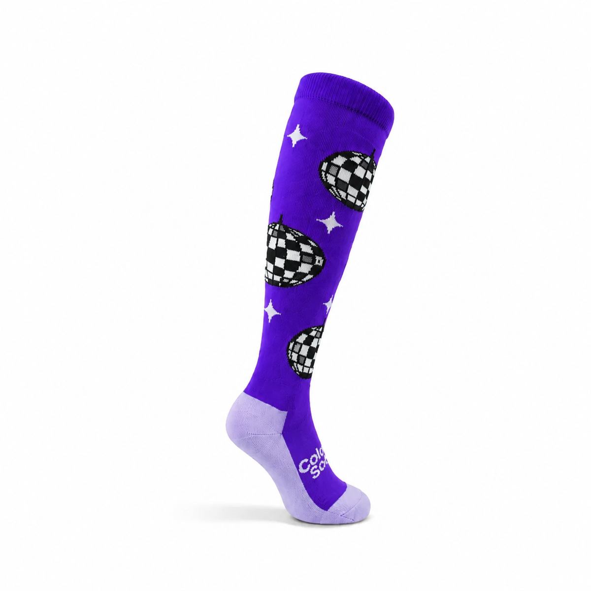 Hockeysokken Glitter Discobal