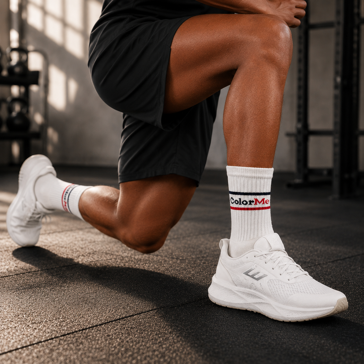 Sportsokken ColorMe Blue & Red