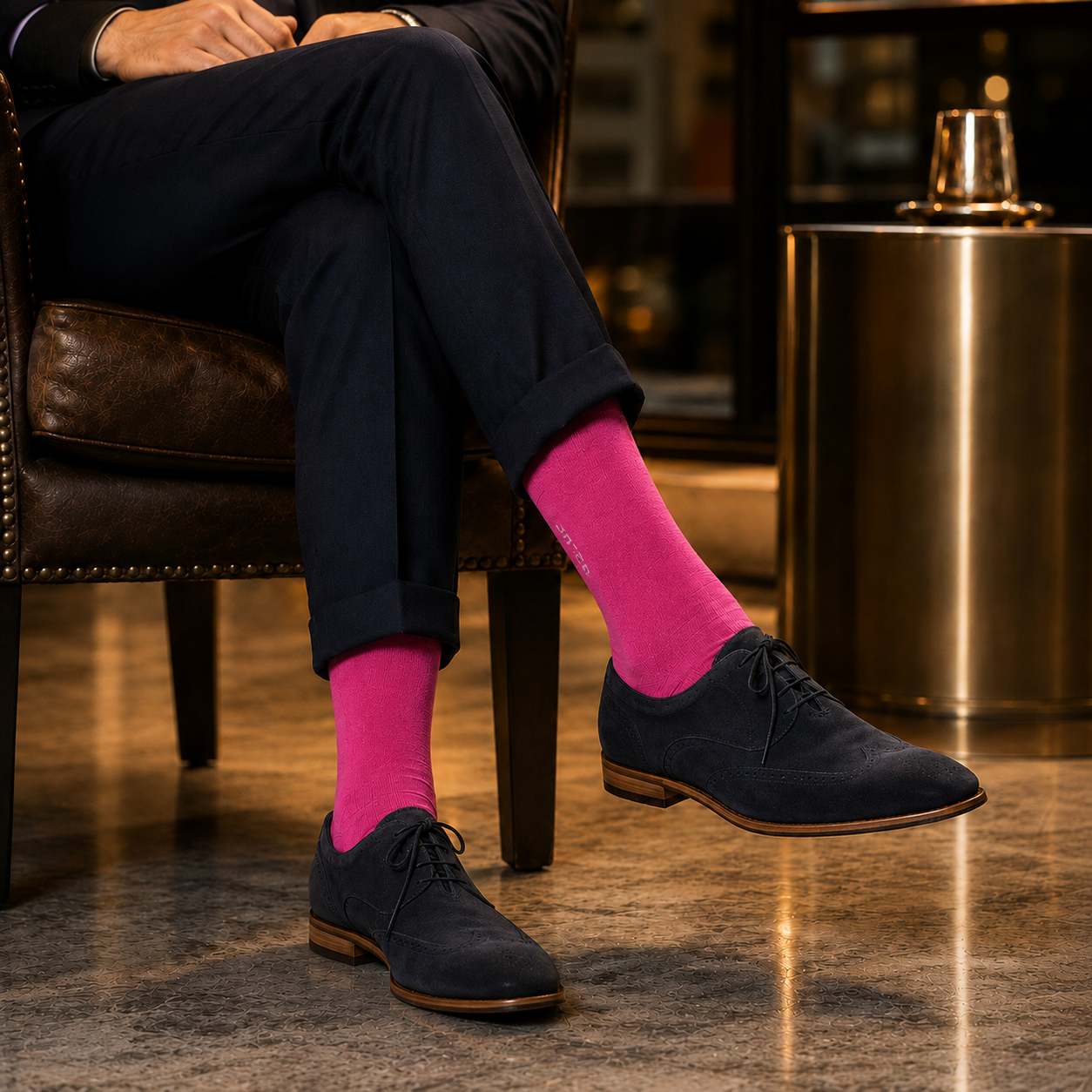 Casual Sokken Fuchsia Pink