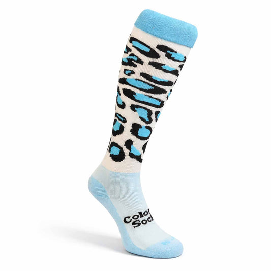 Hockeysokken Glitter Panther Sky Blue 