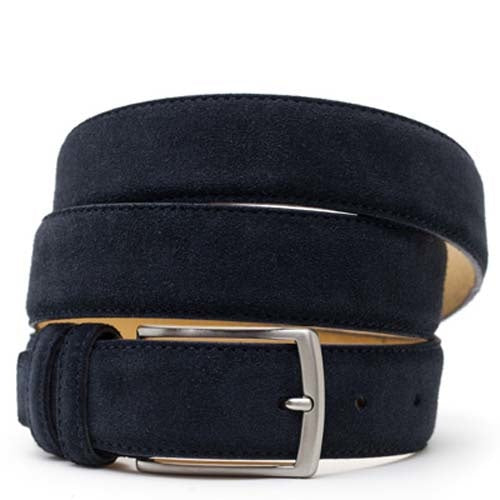 Suede Riem Deep Bleu