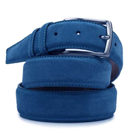 Suede Riem Cobalt Blue