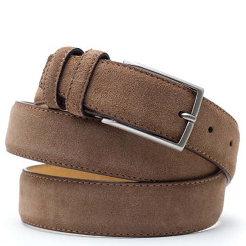 Suede Riem Cappuccino Brown