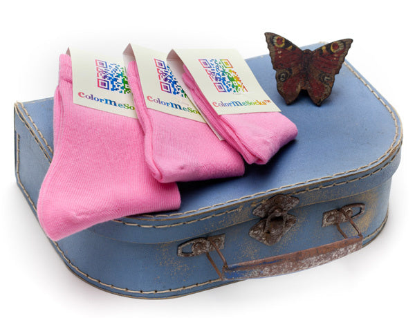 Kindersokken Go Pink! 