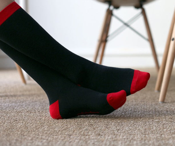 Business sokken Red-Black