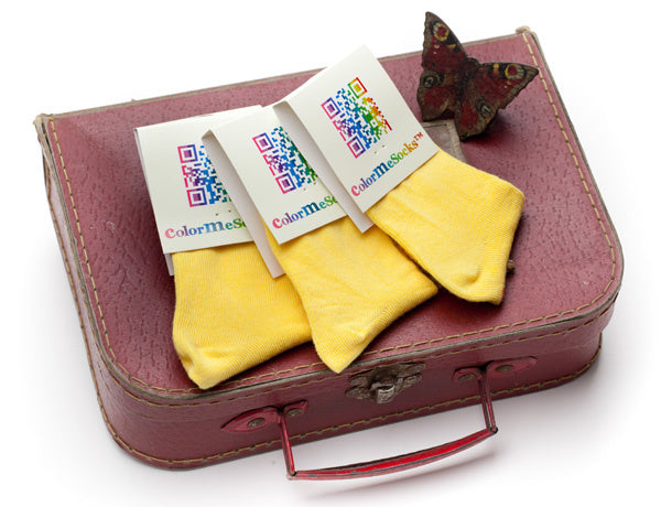 Kindersokken Sunshine Yellow
