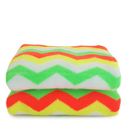 Hockeysokken Zig Zag Fluor
