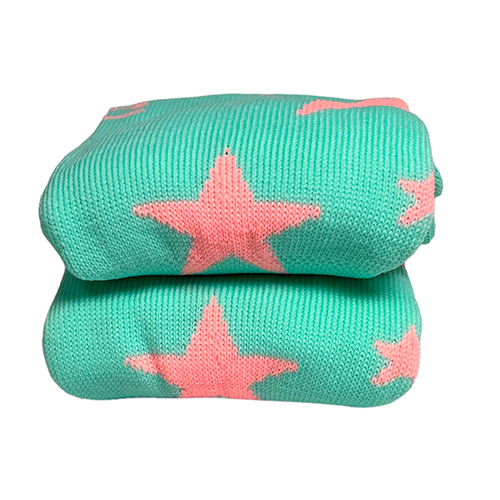 Hockeysokken Pink Stars Pastel