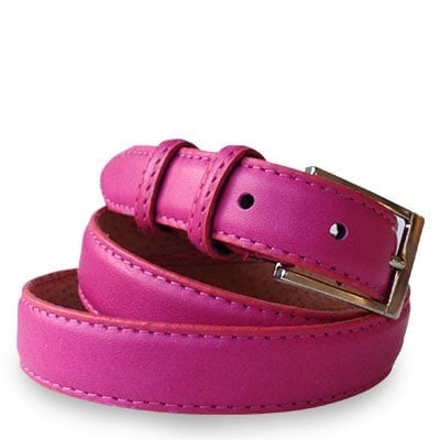 Leren Riem Fuchsia