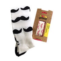 Hockeygrip French Moustache Pink