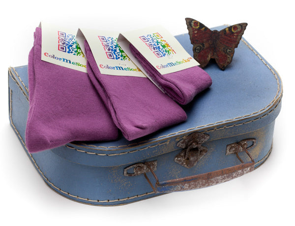 Kindersokken Vintage Violet